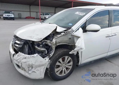 2014 Honda Odyssey Ex z USA, uszkodzony, nr VIN 5FNRL5H45EB131100